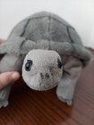 Vintage K m Tortoise Plush Stuffed Animal Gray Turtle Soft Toy Realistic 10 