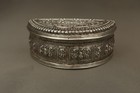 Rare Antique Burmese Silver Betel Nut Box Burma Myanmar 19th Century