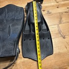 Scubapro Jetfin Scuba Diving Fins Black Rubber Adjustable Strap Pair Size Large