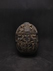 Authentic Ancient Egyptian Antique Scarab With Pharaonic Inscriptions Rare Bc