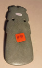 Pre-columbian Greenstone Avian Axe-god Celt Pendant - Costa Rica 300bc-700ad
