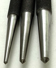 Vintage Brown   Sharpe3 Pc 765 B c d Center Punches