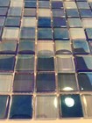 1 Tile Glass Mosaic For Pool Waterline And Backslash 12x12 Multicolor Aquabella