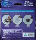 24 Pack Of Fresh And Clean Lavender Scented Drain Sticks Clog Remover