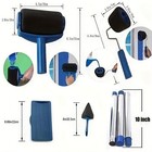 Professional Paint Roller   Corner Brush Set     Foam Triangular Diy Kit