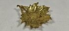 Vintage Virginia Metalcrafters Brass Sugar Maple Leaf Pin Dish Trinket Tray 1950