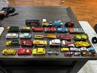 Vintage Diecast Used Car Mixed Lot Of 34 Vehicles 