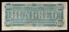 1864  100 Confederate States Of America Beautiful Crisp Xf  Historic Note 