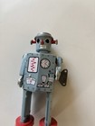 Vintage Old Wind Up Robot With Key Please Look At Pictures Nice Made Of Tin 