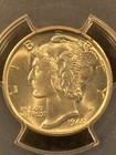 1940-s Mercury Dime Pcgs Ms65 Brilliant Uncirculated  