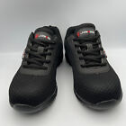 Larnmern Steel Toe Safety Shoes Mens Black Work Footwear Excellent No Box