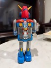 Vintage Popy Combattler V Walking Tin Robot Toy Made In Japan Working