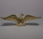 Vtg Cast Aluminum Metal Wall Hanging Decor Plaque Federal American Eagle 18 In 