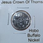 Hobo Jesus Christ Crown Of Thorns Made From A Real Buffalo Nickel Signed