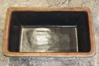 2005 Rowe Pottery Works Salt Glaze Stoneware Rectangular Loaf Pan Baker Pre-luvd