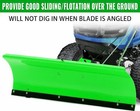 Ecotric New Heavy Duty Round Dome Snow Plow Shoe Skid Compatible With John Deere