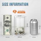 Transparent Small Breakable Piggy Bank For Kids And Adults - Coin   Money Saving