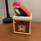 Mattel Jack In The Box Clown      1987 Music Pop Goes Weasel Works Vintage