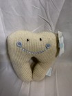 Mud Pie Knit Blue Cream Tooth Fairy Keepsake Pillow Nwt 5 Inches