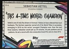 2020 Topps Chrome Formula 1 F1 Sebastian Vettel Track Tags- Ferrari-  tt-3