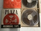 Vintage Magnetic Reel To Reel Recording Tapes Lot Of 5 High Fidelity Teac Plaza