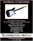 Cage The Elephant Matt Shultz Authentic Signed Electric Guitar  cert A0001