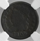 1809 Classic Head 1 2c Half Cent Ngc Good Details  damage     8445234-011
