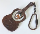 Vintage Copper-tone Keychain  Guitar W  Dangling Kentucky Horse Charm