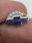 Vintage Five Star Chevrolet Sterling Silver And Blue Enamel Pin