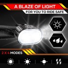 Rechargeable Usb Bright Led Bicycle Bike Front Headlight And Rear Tail Light Set