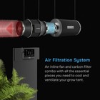 Air Filtration Kit Pro 4   Inline Fan With Ai Controller  Filter  And Ducting