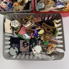 Vintage To Modern 700  Pin Lot 6  Lbs Sports Travel Enamel Lapel Pins Buttons