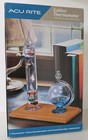 Acurite Galileo Thermometer   Glass Globe Barometer Set W  Wood Base New