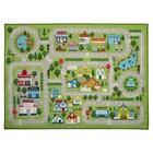 Large Road Map Activity Rug Kids Non-slip Playmat Indoor Rectangle Rug New