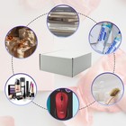 7x7x3 Inches White Shipping Boxes Set Of 25   cardboard Boxes Recyclable Co