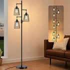  Dimmable Industrial Floor Lamp  Farmhouse Floor Lamp Standing Lamp Matte Black