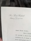 Typed   Signed Letter Miss La Courey  the Queen Magazine Writer lord Riddle 1931