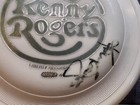 Vintage Kenny Rogers Autographed Frisbee Liberty Records Wham-o