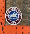 Post Office Dept Letter Carrier Postal Service Mail Patch   Tab Set Usps 1960s
