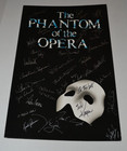 Vintage The Phantom Of The Opera 30 Singnatures Ted Keegan 14  X 22  Poster