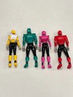 Vintage Power Ranger Bandai Samurai Mega Ranger Lot X4   please Read Description
