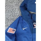 Nike Gore-tex Team Usa Olympic Jacket Women L Blue Waterproof Shell New