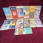 33 Vintage U s  State Road Map Lot Florida 1960   Ohio  La  Mo  Ok Mobil 66