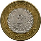 Butte  Montana Mt Cyrus Noble Saloon Good For 12    Bimetallic Trade Token