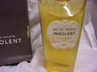 Vintage F  Millot Insolent Eau De Toilette   Splash 3 Fl Ounces   In Box Rare