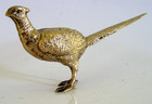 5  Inch Sterling Silver Gilt Golden Pheasant Bird Figure 1995 English Shooting