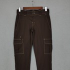 Dickies Flex Cargo Pants Mens 29x30 Brown Slim Straight Workwear Utility Pockets