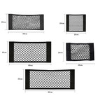 1pc Car Trunk Organizer Elastic Mesh Storage Net Pocket Seat Back Cargo Bag