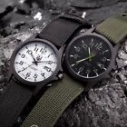Fashion Mens Date Military Sports Stainless Steel Analog Quartz Army Wrist Watch