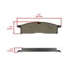 Front Rear Brake Pads For Yamaha Yz85 2002-2020 5pa-w0046-50-00 5pa-w0045-00-00